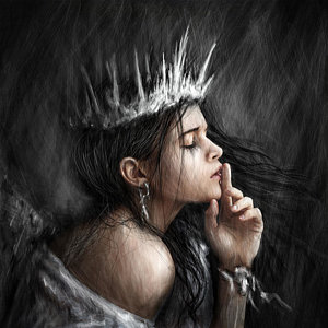 queen-of-secrets-gothic-fantasy-portrait-painting-of-a-fairy-queen-justin-gedak